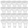 OUGEER Confezione da 20 lampadine GU10 LED 6W 600 lumen GU10 60W equivalenti alogeni di ricambio bianco caldo 3000K, angolo di illuminazione 120° AC 220-240V NON dimmerabile GU10