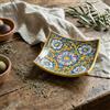 Generico Svuotatasche in ceramica siciliana blu giallo verde rosso di santo stefano di camastra decorata a mano barocco Art 26