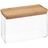 5 five simply smart 5five - contenitore rettangolare eske con coperchio in bambù 2l