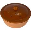 Generico Pentola per il Pane in Terracotta 24 cm - Cottura Naturale nel Forno - Artigianale e Fatta a Mano in Italia - Ideale per Pane, Focacce e Lievitati