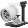 SWLECA Turbofan - Ventilatore a motore a reazione 3D, decorazione da tavolo, velocità regolabile, spray umidificante, unico per aeroplano, regalo per casa e ufficio, design