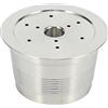 Sunmeit Compatibile per Caffitaly Caffettiera Capsula Riutilizzabile Ricaricabile in Acciaio Inox per Caffitaly Capsula di Caffè