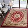 Mazovia Tappeto Salotto Moderno Pelo Corto - Tappeti Moderni Soggiorno - Tappeti Camera da Letto - Tappeti Salotto Grandi Dimesnioni - Motivo Orientale - Rosso Beige - 160x220 cm