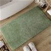 Wecon Home Basics Tappeto da bagno Erik - Morbido tappeto in cotone trapuntato - Antiscivolo e lavabile con pelo morbido e aspetto pulito (80 x 150 cm, verde)