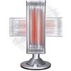 EFFE Stufa Torre al Carbonio k260 | Rotazione in verticale 180° | 2 Livelli di Potenza 600/1200W | Interruttore di Sicurezza antiribaltamento | Alimentazione 220-240V - 50 Hz