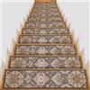 YWAQMCT gradini per scale antiscivolo 20,3 x 76,2 cm, per interni ed esterni, scale, corridoio, 20,3 x 76,2 cm, 15 pezzi, marrone