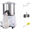 SmartFingers Comfort Plus, macinino a umido da 2 l, bianco, 150 W, 3 velocità, acciaio inossidabile
