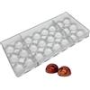 Goldbaking Stampo per cioccolato a forma di semisfero, in policarbonato, per semisfero, 3 cm