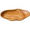 Generic Insalatiera in legno, decorativo per frutta per servire cibo, materiale in legno con grande design 40 x 17 x 5 cm, ideale per insalata, caramelle, dessert, snack, tavolo, cucina, soggiorno
