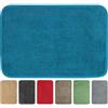 Olivo Tappeti OLIVO.shop TEKNOS Tappeto magico assorbi acqua, Zerbino asciugapassi per interno, Tappeto ingresso casa, varie misure e colori (50x90 cm, BLU)