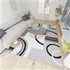Mazovia Tappeto Salotto Moderne e Classico Pelo Corto - Tappeti Soggiorno Turchi Originali - Tappeti Camera da Letto - Tappeti Salotto Grandi Dimensioni - Grigio 200 x 300 cm