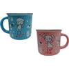 MP CREATIVE Coppia Tazze Colazione in Ceramica MR. MRS., Idee Regali Originali Matrimonio, coppia di sposi, fidanzamento, Anniversario, Lui Lei, Natale, capacità 400 ml