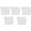 AlcoFermBrew 5 x Forma plastica per formaggio 10.2 x 8.6cm - Stampo per formaggio, Forme e fuscelle, Forme formaggio, Stampo per formaggio quadrato