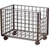 Generic Carrello Portabiancheria in Filo Metallico con Ruote, Organizer per Tappetini, Cesto Multifunzionale E Alla Moda per Vestiti Sporchi, per Bagno O Came, Nero