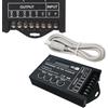 SPORTARC TC421 - Regolatore di tempo dimmerabile con display a LED, programmabile, 5 canali, DC12-24 V, per luci LED RGB a doppio colore singolo