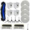 CARMOTTER 16 Kit Di Accessori Per Aspirapolvere ECOVACS Per Deebot Per Mini Robot Aspirapolvere, Per La Cura Del Pavimento Della Casa, Include Spazzola Principale, Spazzole Laterali, Panni Lavabili, Sacchetti