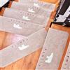 Obliqwin Tappetino Autoadesivo per Scale - 15 pezzi Long Tappetini Luminosi Antiscivolo Per Scale Tappetino per Scale Protezione Interne In Gradini Legno per Bambini Anziani e Animali