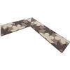 emmevi - Fantasia Fiori - Tappeto per Cucina Angolare Personalizzabile Tappeto Cucina Antiscivolo Lavabile Tappeto da Cucina Assorbente 100% Made in Italy fino a 350 cm