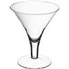SWEET HOME Vaso Coppa Martini in vetro trasparente cod.VA00243ZZ cm 20h diam.17,5 by Varotto & Co.