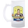 AL PRODUCTION Boccale da birra personalizzato con etichetta personalizzata. regalo festa del papà , Natale, compleanno, nonno, collega, Personalizzabile per gli amanti della birra (Ora sarei immortale lei)
