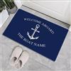 WZXKR Zerbino blu scuro oceano casa cucina tappeto tappetino ancoraggio barca decor mat zerbino soggiorno tappetini da bagno camera da letto ingresso zerbino interno zerbino-40x60 cm