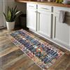 Siunwdiy Tappeto Passatoia Cucina Lavabile Tappeti Runner Lungo 2.8 Metri Tappeto Cucina Antiscivolo Tappeto da cucina Colorato Marocchino Tappeto Per Camera Corridore Soggiorno,Colorful 1,80x280cm