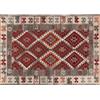 Galleria Farah1970 Galleriafarah1970 Kilim Carpets by Jalal Teppich In Kilim Zagros beige/rot 140 x 200 cm