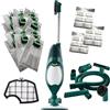 PIESSEONLINE - Aspirapolvere VK140 Folletto RIGENERATO - 900W di Potenza con Spazzola HD40 Integrata - Filtri HEPA - Cavo Rinforzato di 7m - Pulizia Efficace su Ogni Superficie + 12 Sacchetti + Tubi