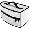 SZLIFE Borsa porta ferro da stiro, pratica e compatta, con manico, per viaggi d'affari, vacanze, Bianco