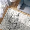 Astra tappeto di design di alta qualità Antea - tappeti moderni a pelo corto - tappeto per interni dal design vintage - (80x150cm, nero/beige vintage)