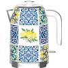 DCG Bollitore elettrico kettle bolli acqua tisane maioliche acciaio 2200 W