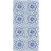Panorama Tappeto Vinile - Modello Idraulico Toledo Blu 60x200 cm - Varie Dimensioni - Tappetino Lavabile per la Cucina - Passatoia PVC Antiscivolo
