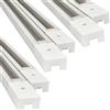 Jandei - Binario monofase per faretti a LED, montaggio superficiale. Lunghezza: 1 m. Ideale per vetrine, affari, negozio, casa, spogliatoio... (bianco, 6 pezzi)