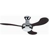 CFG 1808 Cfg Ventilatore Soffitto PORTORICO 70W, Luce Led 1800 Lumen, Inversione Estate/Inverno, Doppia pala dotazione, 3 Velocità, Diametro 130, EV082