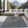the carpet Santo Plus Tappeto moderno - tappeto verde di alta qualità per soggiorno, camera da letto - tappeto boho in 160 x 220 cm in polipropilene