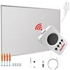 Mephisto Riscaldamento a infrarossi, da parete, a soffitto, con telecomando e termostato WiFi, controllo app 300-1200 W, potenza in Watt:800 W, accessori: kit di montaggio a soffitto incluso