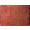 Bioputty Tappetino da bagno in terracotta massiccio, decorazione per il bagno grunge, colore arancione, arancione bruciato, tappetino da bagno in terracotta, tappeto in terracotta, 60 x 40 cm