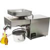 Bazargame Frantoio a olio per uso domestico, elettrico pressa a freddo automatica in acciaio inox, estrattore per noci arachidi 1500W