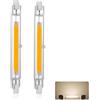 Generico R7S LED 118mm, Dimmerabile Lampada LED R7S 118mm 20 W Sostituisce Alogena J118 200 W, Bianco Naturale 4000K 2000LM, Senza Sfarfallio, 360° Luce Lineare COB LED Lampadina Proiettore, 2 Pezzi