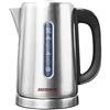 GASTROBACK #42441 - Bollitore di design Express, design in acciaio inox, regolabile in 10 livelli da 50 °C a 100 °C in incrementi di 5 °C con indicatore di temperatura, 3000 Watt, argento, acciaio