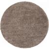 RugVista Aris, Tappeto, Moderni, Ø 150 cm, Rotonda, Pelo lungo, Soggiorno, Camera da letto, Lavabile solo a secco, Greige
