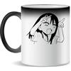 Forsca Nagatoro Evil Tazza da Tè e Caffè in Ceramica 330 ml Magic Bianco Rosa Nero 330ml