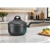 Generico Casseruola 1 Manico PastaSì con Coperchio Colapasta Antiaderente Diamond Titan Induzione