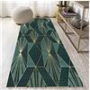 Siunwdiy Tappeto Runner per Corridoio Tappeto Runner Antiscivolo Lavabile Tappetino Tappetino Anticaduta Tappeti da Ingresso per Ingresso Cucina Interna da Letto Lavanderia,Verde,60x320cm