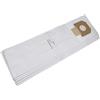 vhbw 5x sacchetto compatibile con Kärcher NT 561 Eco M, 561 Eco Te, 611 Eco M A, 611 Eco, 611 Eco M aspirapolvere - 39,5cm x 22cm Bianco