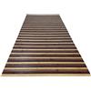 Tex family Tappeto in Legno Bamboo Woody © Passatoia Antiscivolo Multiuso Cucina Bagno Ingresso (Cm. 50x320, Sfumato Marrone)