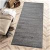 Carpeto Rugs Mazovia Tappeto per Corridoio - Passatoia Corridoio Moderne Astratto - Tappeto a pelo Corto per Ingresso, Salotto - Certificato Oeko-Tex - Corridore a Metro - Nero Grigio 80x200cm