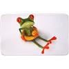 Sanilo Tappeto da bagno, grande scelta di belli tappeti per il bagno, di alta qualità, molto morbide, a seccaggio rapido, lavabile (Froggy, 50 x 80 cm)