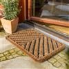 Astra Zerbino esterno in fibra di cocco - Zerbino con spazzole resistente alle intemperie - Zerbino resistente naturale 40x60 cm