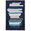 Carrara John, tappeto bagno spugna di cotone, BLUE (70x140)
